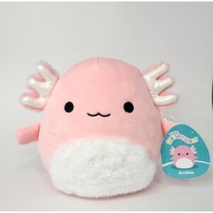 Original Squishmallows Archie Pink Axolotl Plush 8 inch Cracker Barrel Exclusive
